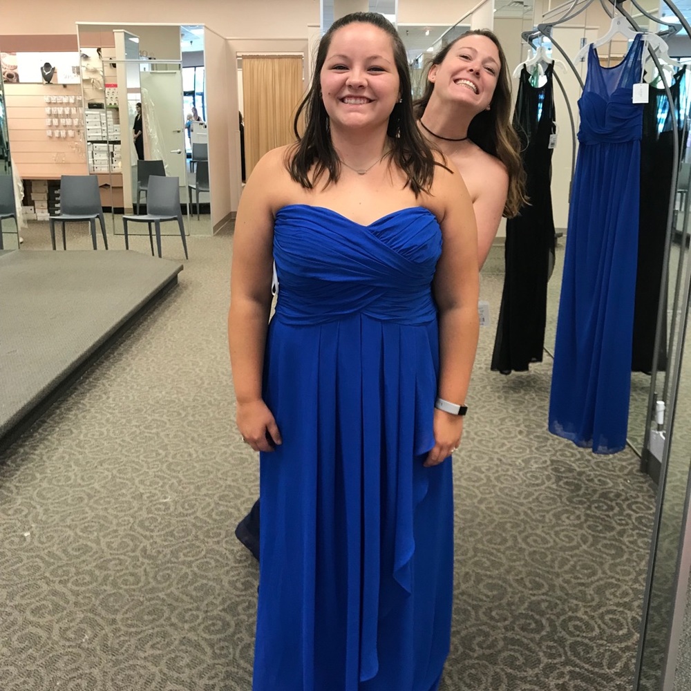David’s bridal bridesmaid dress